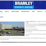 website home page for Bramley Credit Uniion